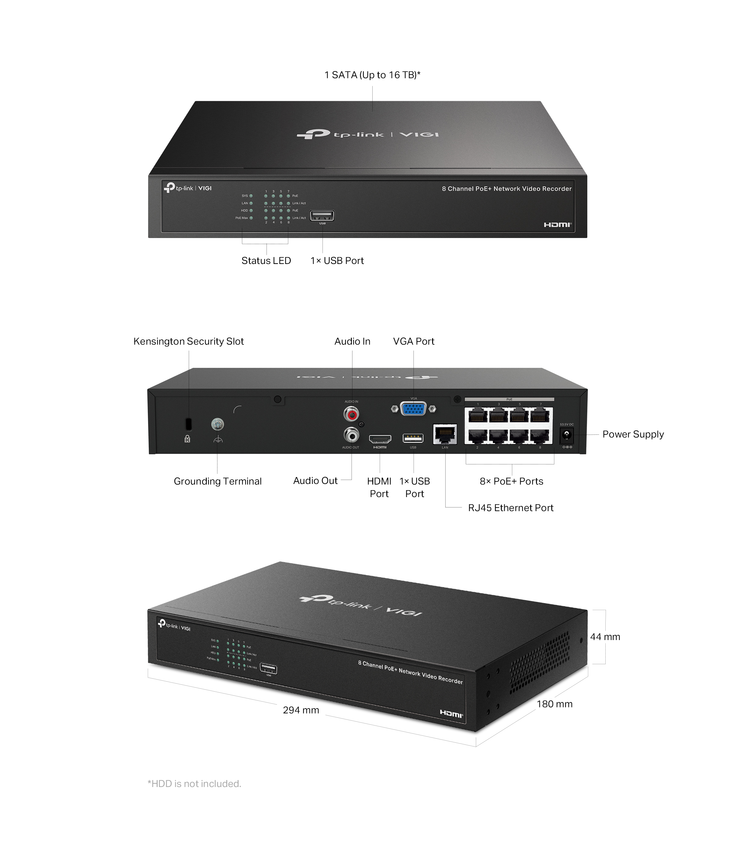 omada VIGI NVR1008H-8MP